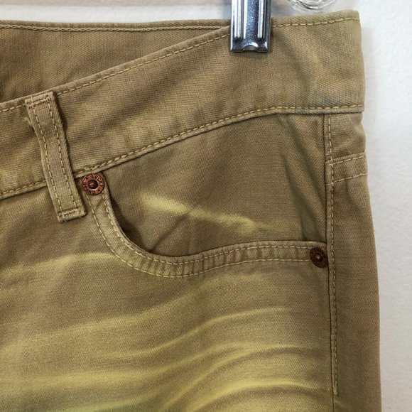 LUCKY BRAND Tan Bootcut Beige Denim Jeans Size 12 - Picture 2 of 9
